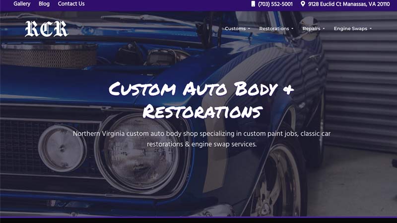 Robs Customs Desktop Screenshot portfolio item